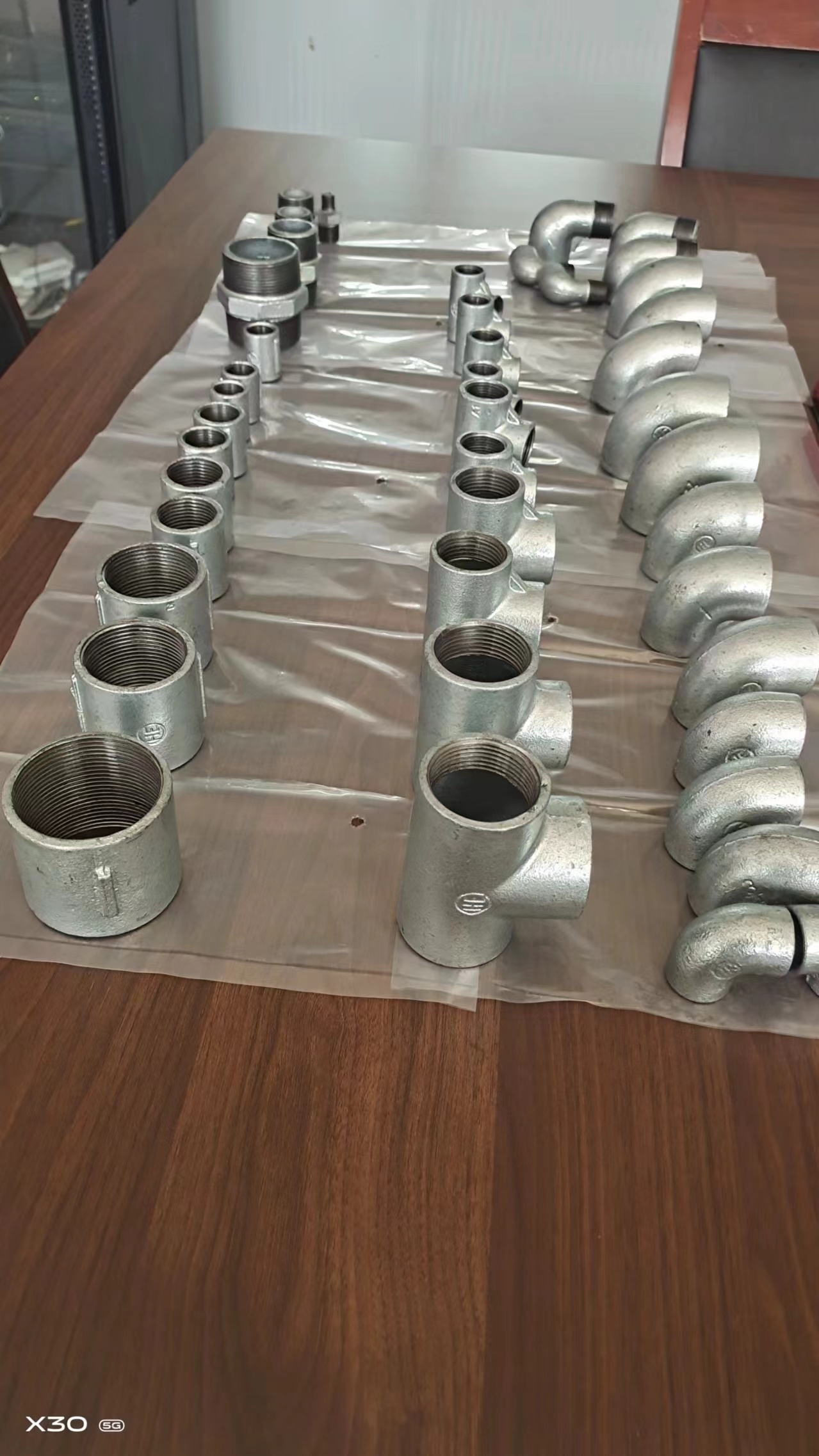 Malleable steel pipe fittings Made in China NPT Bspt FM UL Infinity pipe