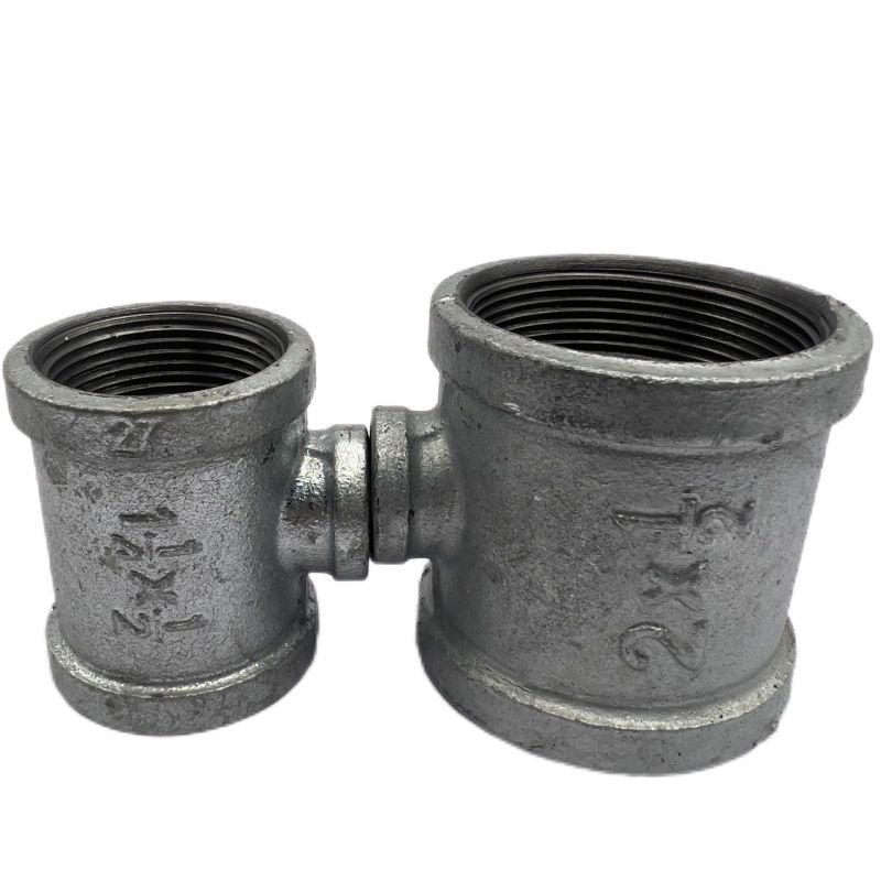 Tee Reducer (Fig.130R)Malleable steel pipe fittings made in China American standard Bspt