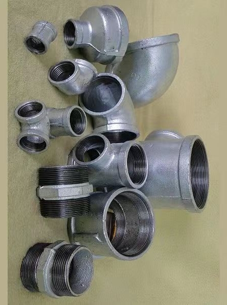 Malleable steel pipe fittings made in China UNIONS, F&F, Conical Brass Seat (Fig.342)