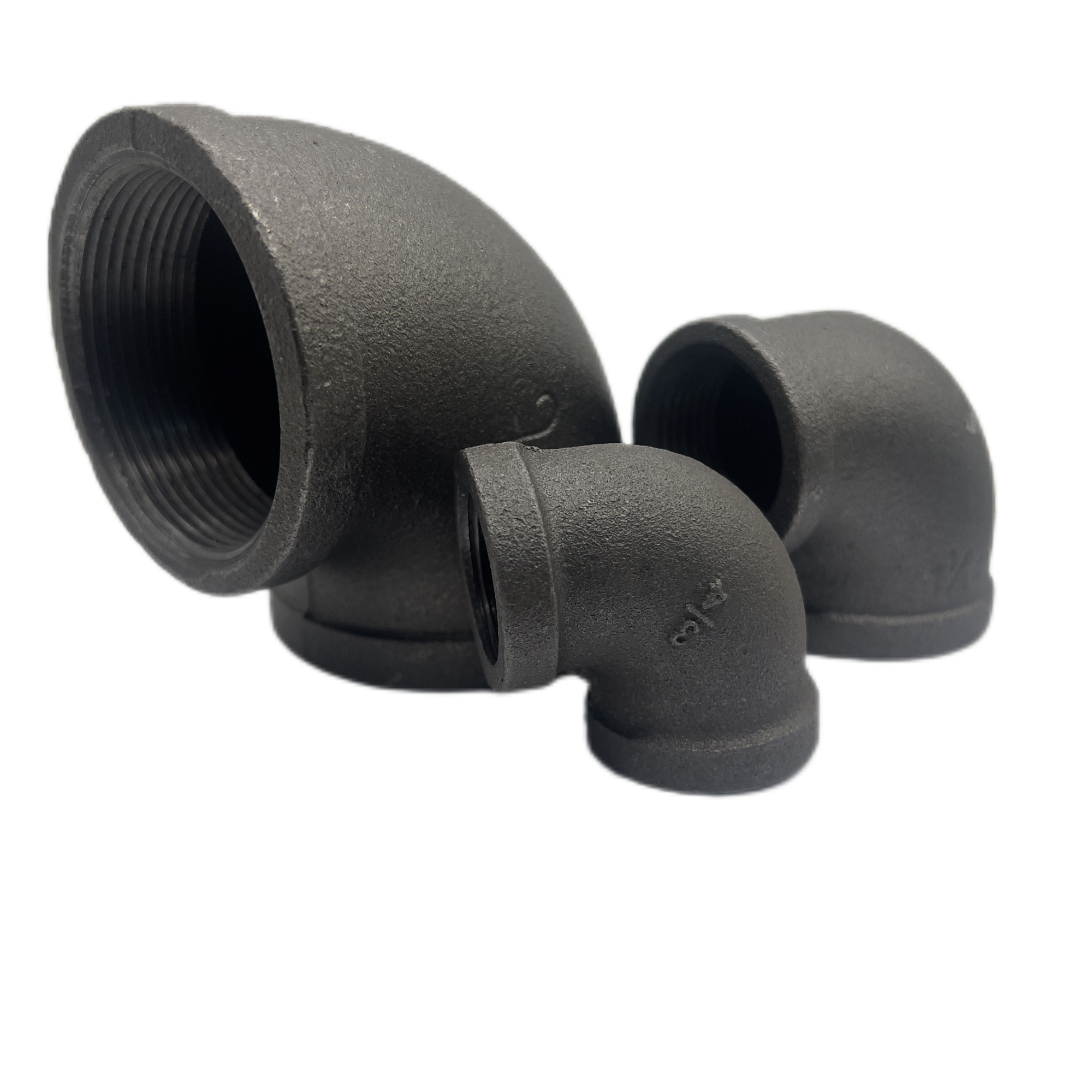 Black Malleable steel pipe fittings made in China