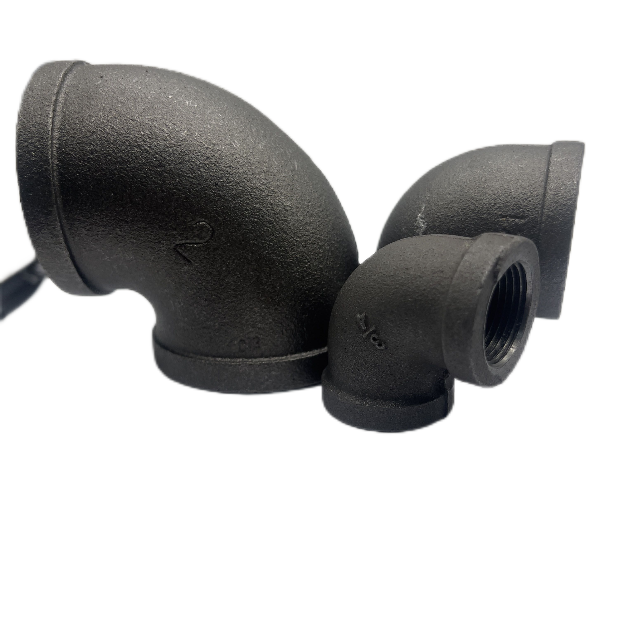 Black Malleable steel pipe fittings made in China
