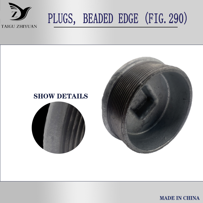 PLUGS, BEADED EDGE (FIG.290)
