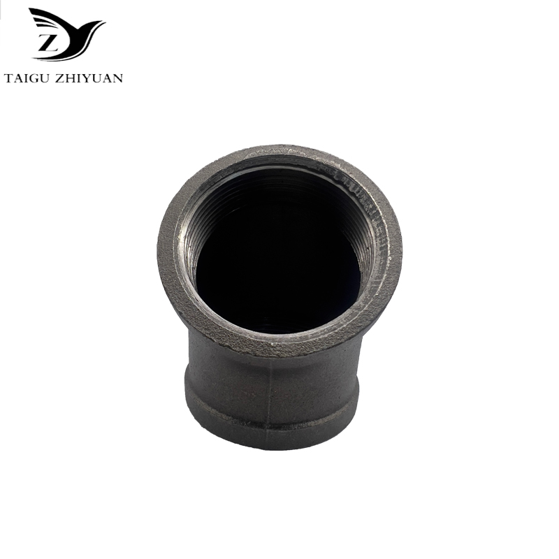 Black Square Edge 45° Elbow
