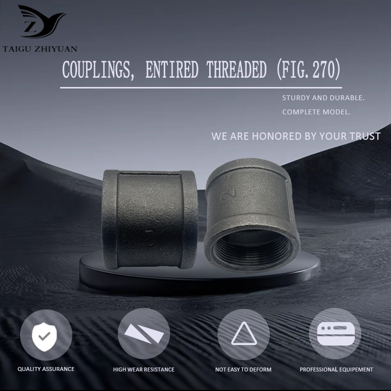 COUPLINGS, ENTIRED THREADED (FIG. 270)