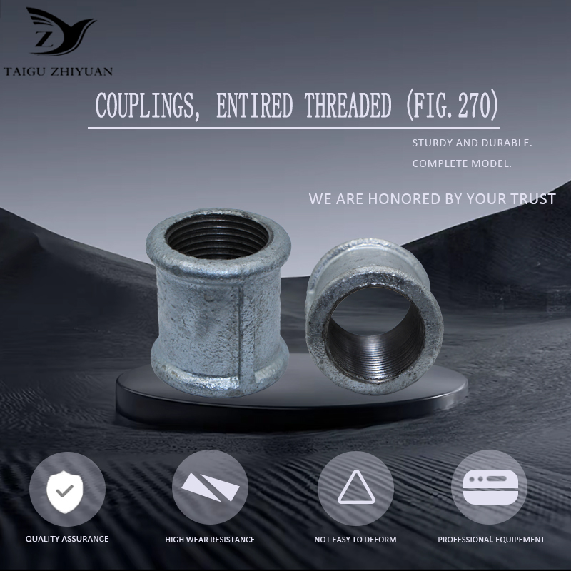 COUPLINGS, ENTIRED THREADED (FIG. 270)