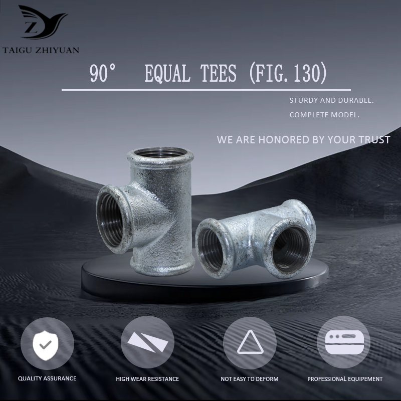 90° EQUAL TEES (FIG.130)