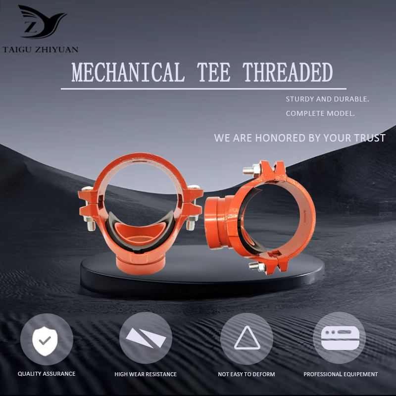 Grooved TEE THREADED