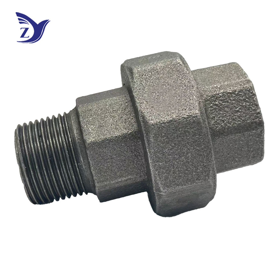 NPT Black Male & Female Threaded Cone Union