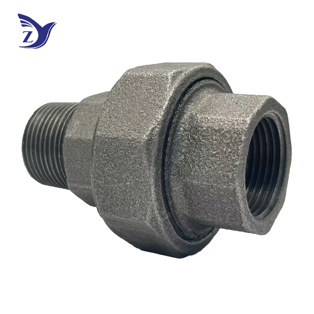 NPT Black Male & Female Threaded Cone Union