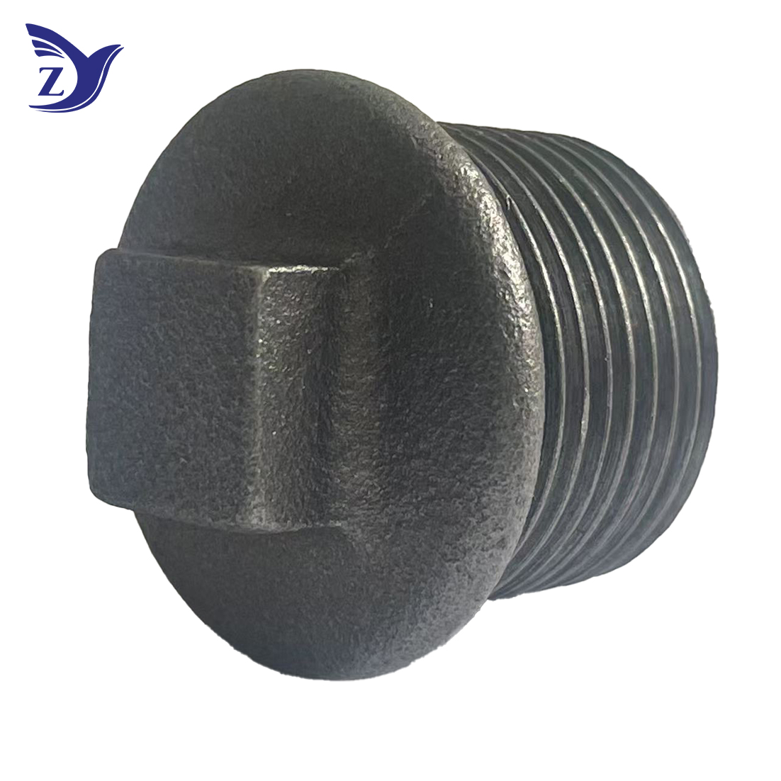 NPT Black Pipe Plug Malleable Iron Pipe Fittings