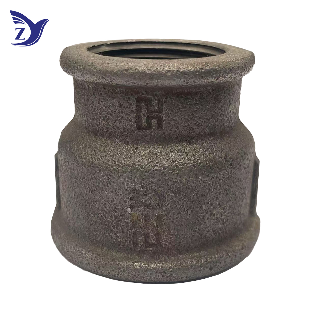NPT Round-Edge Reducing Coupling Malleable Iron Pipe Fitting