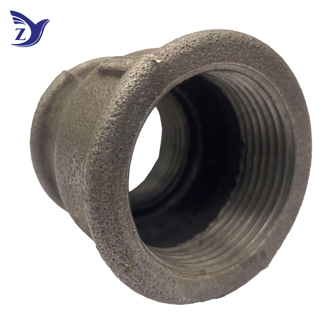 NPT Round-Edge Reducing Coupling Malleable Iron Pipe Fitting