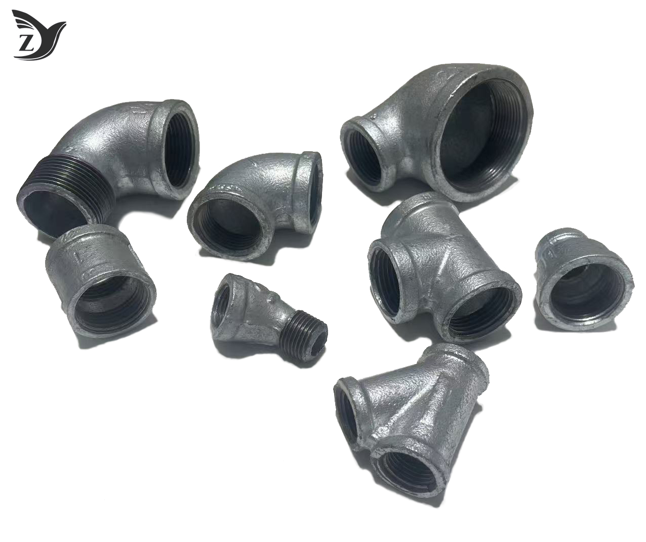 Square edge Galvanized Pipe Fittings