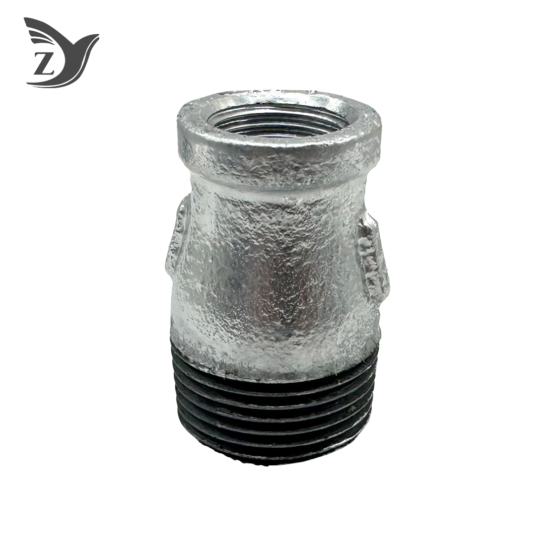 NPT/BSPT Hot-Dip Galvanized Male-Female Reducing Bushing