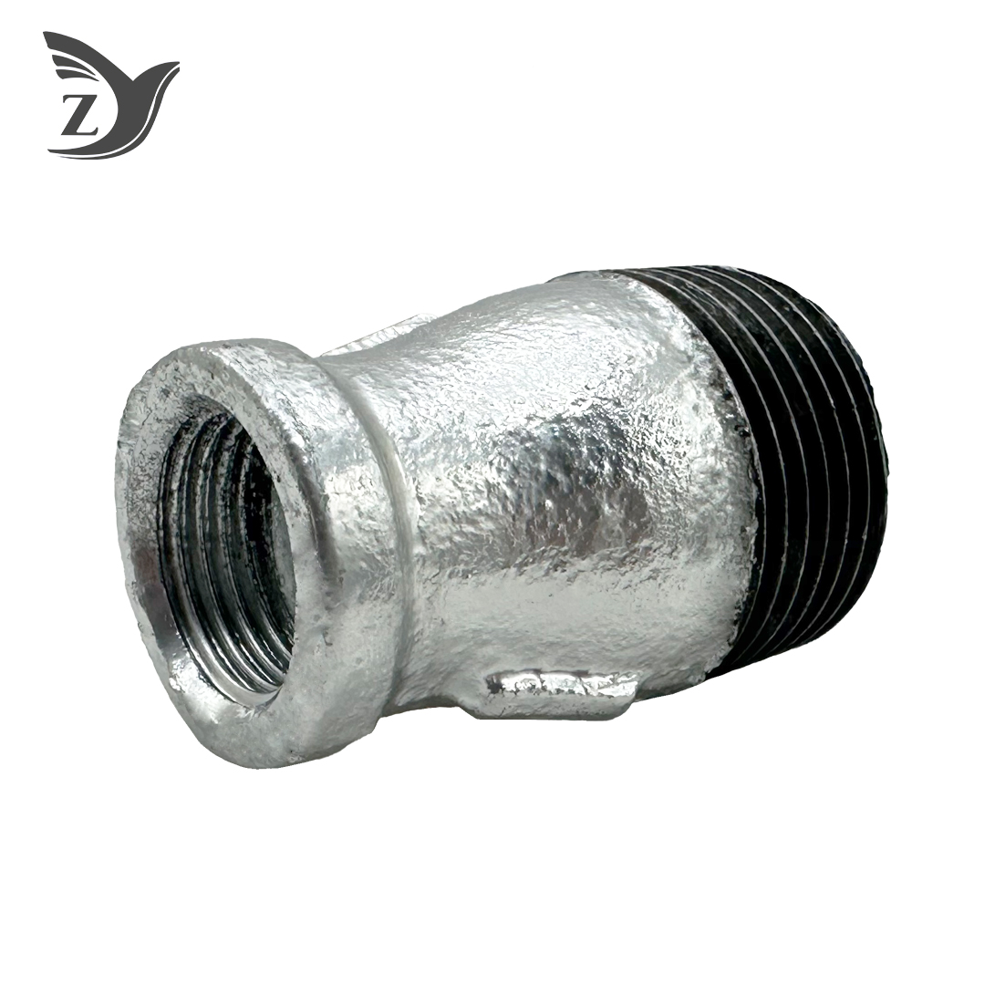 NPT/BSPT Hot-Dip Galvanized Male-Female Reducing Bushing