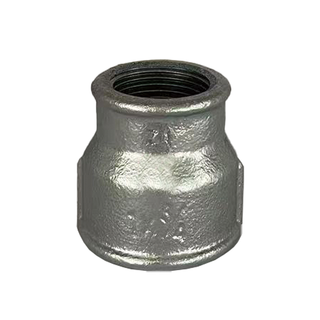 NPT/BSPT Round-Edge Hot-Dip Galvanized Reducing Coupling