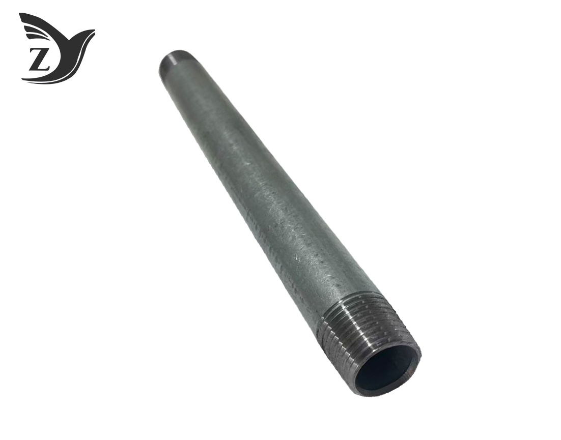 Double End Hot Dip Galvanized Male Thread Pipe Fitting