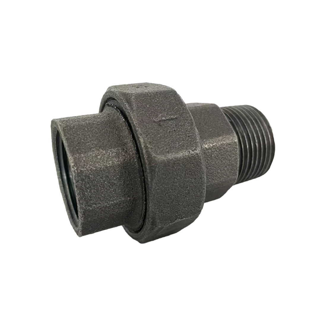 Black 341 BSPT/NPT Thread Malleable Iron Union