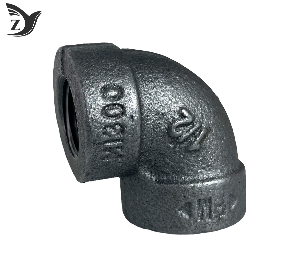 300LB Black Malleable Iron 90 Degree Elbow
