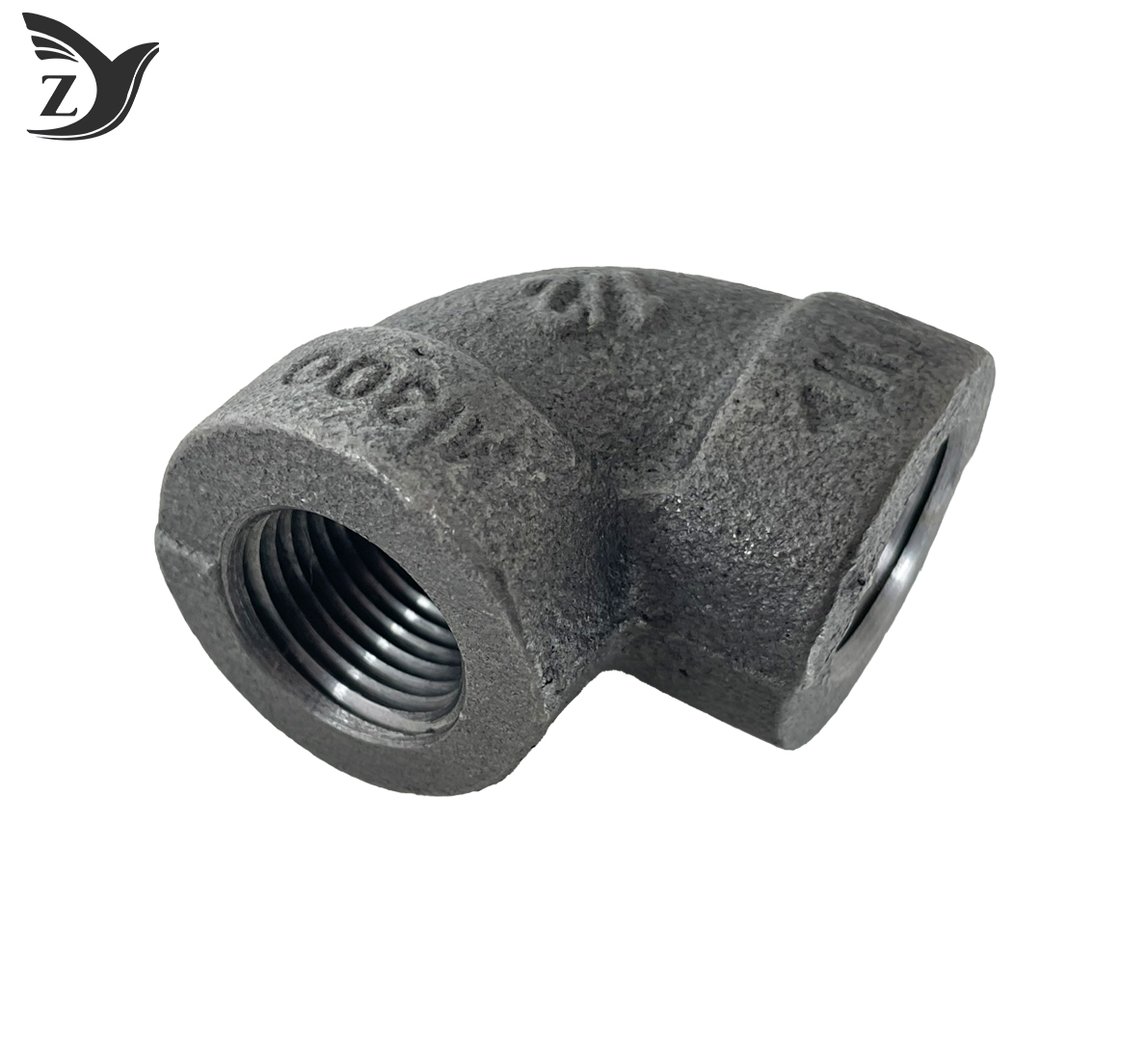 300LB Black Malleable Iron 90 Degree Elbow