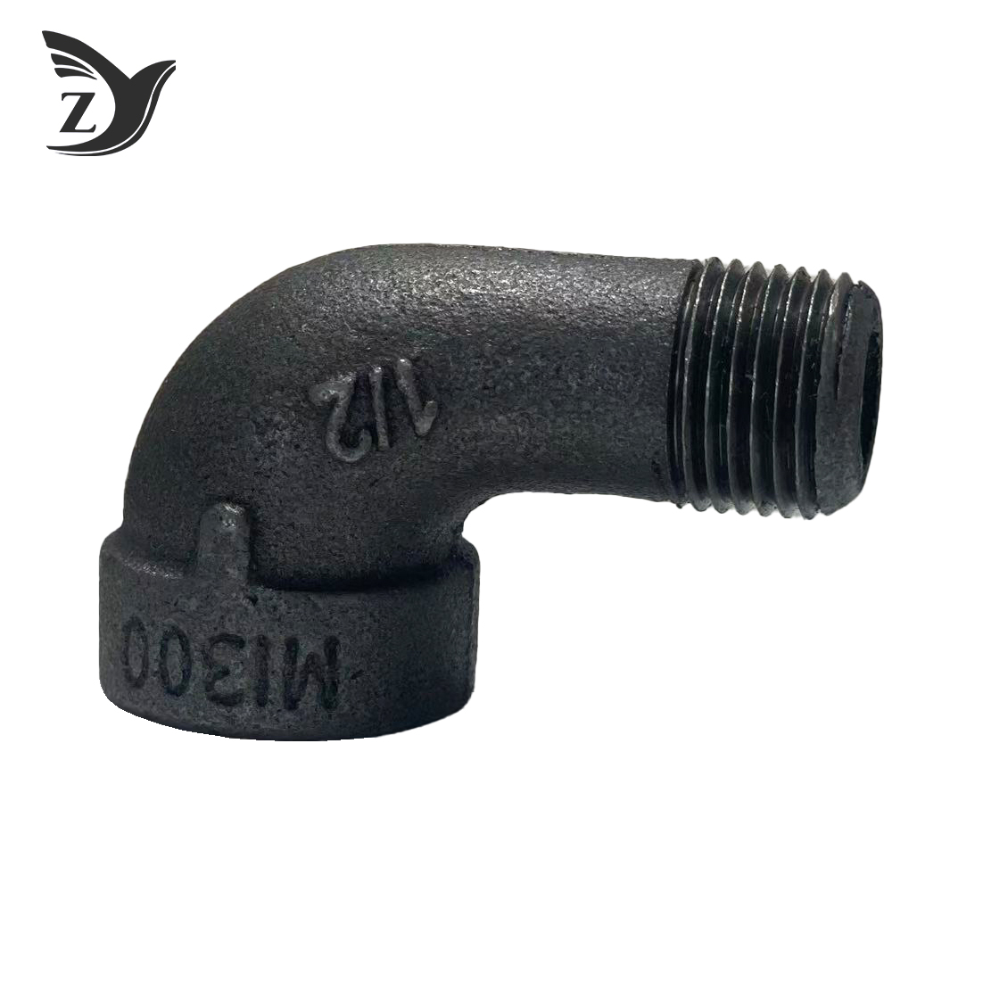 Class 300 Black Malleable Iron 90 Degree Street elbow pipe fitting