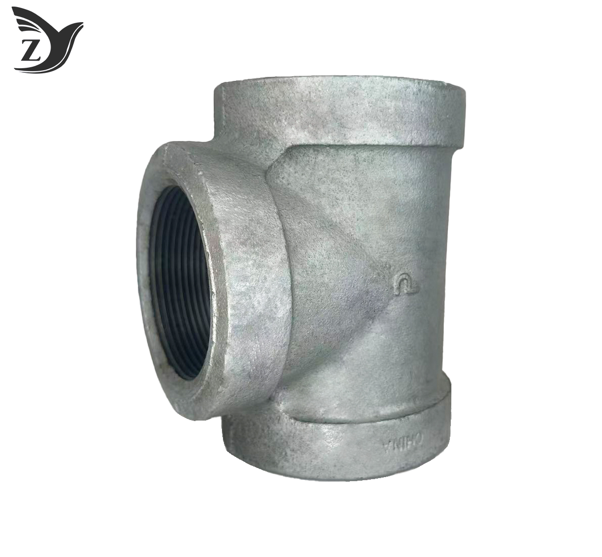 NPT/BSPT 300LB Galvanized Malleable Iron Equal Tee