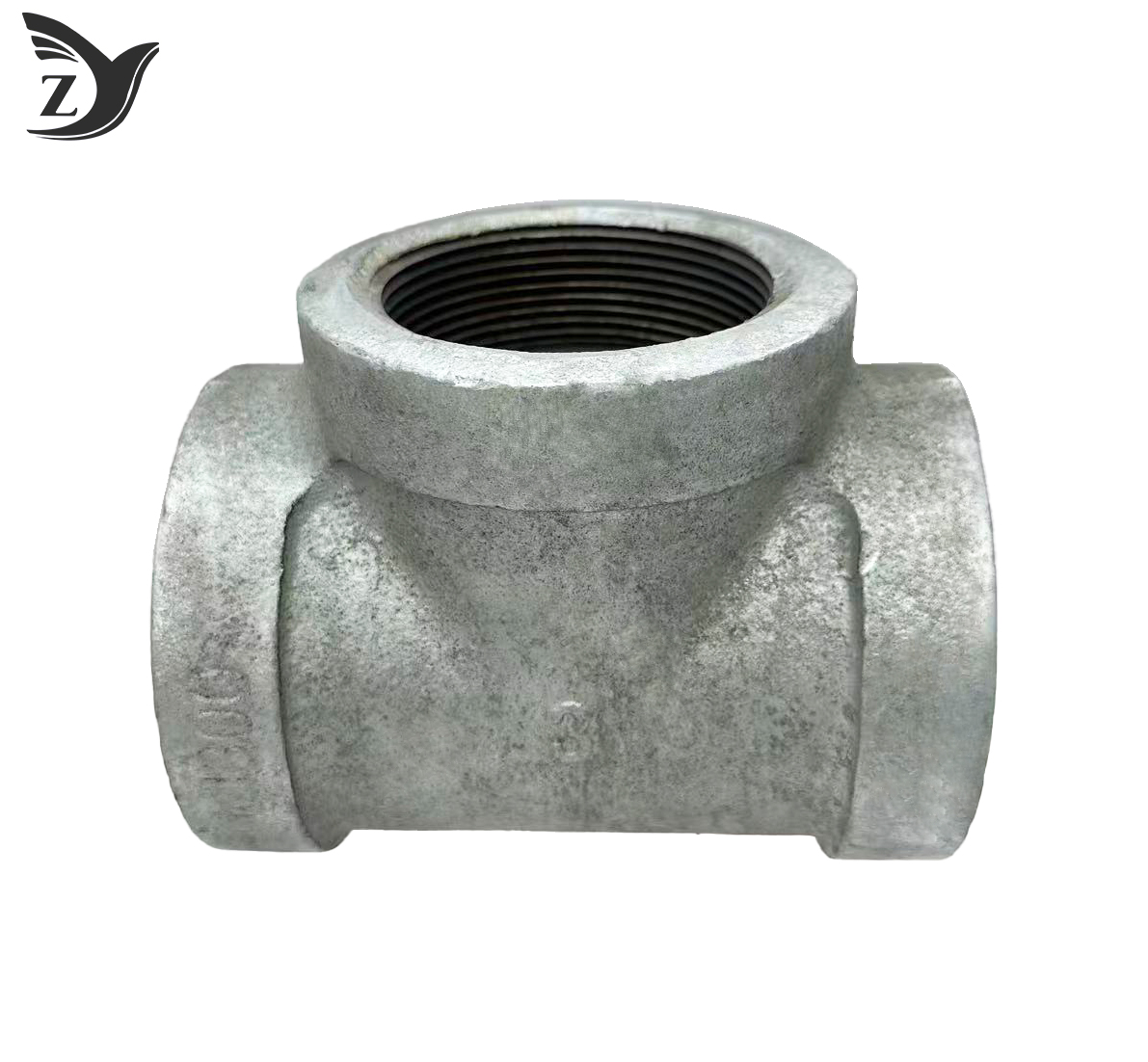 NPT/BSPT 300LB Galvanized Malleable Iron Equal Tee