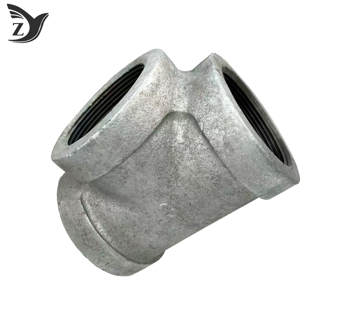 NPT/BSPT 300LB Galvanized Malleable Iron Equal Tee