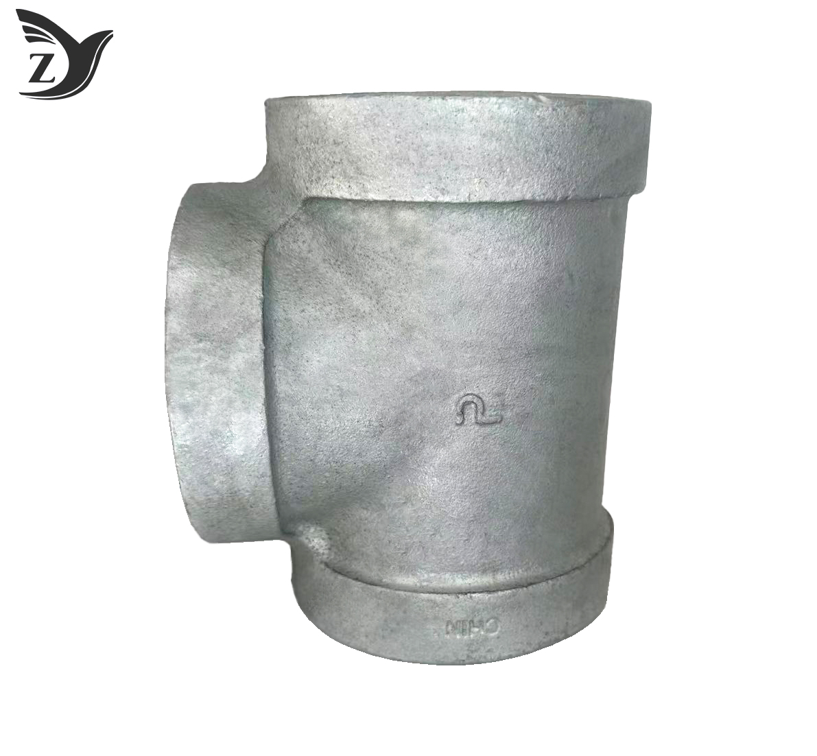 NPT/BSPT 300LB Galvanized Malleable Iron Equal Tee