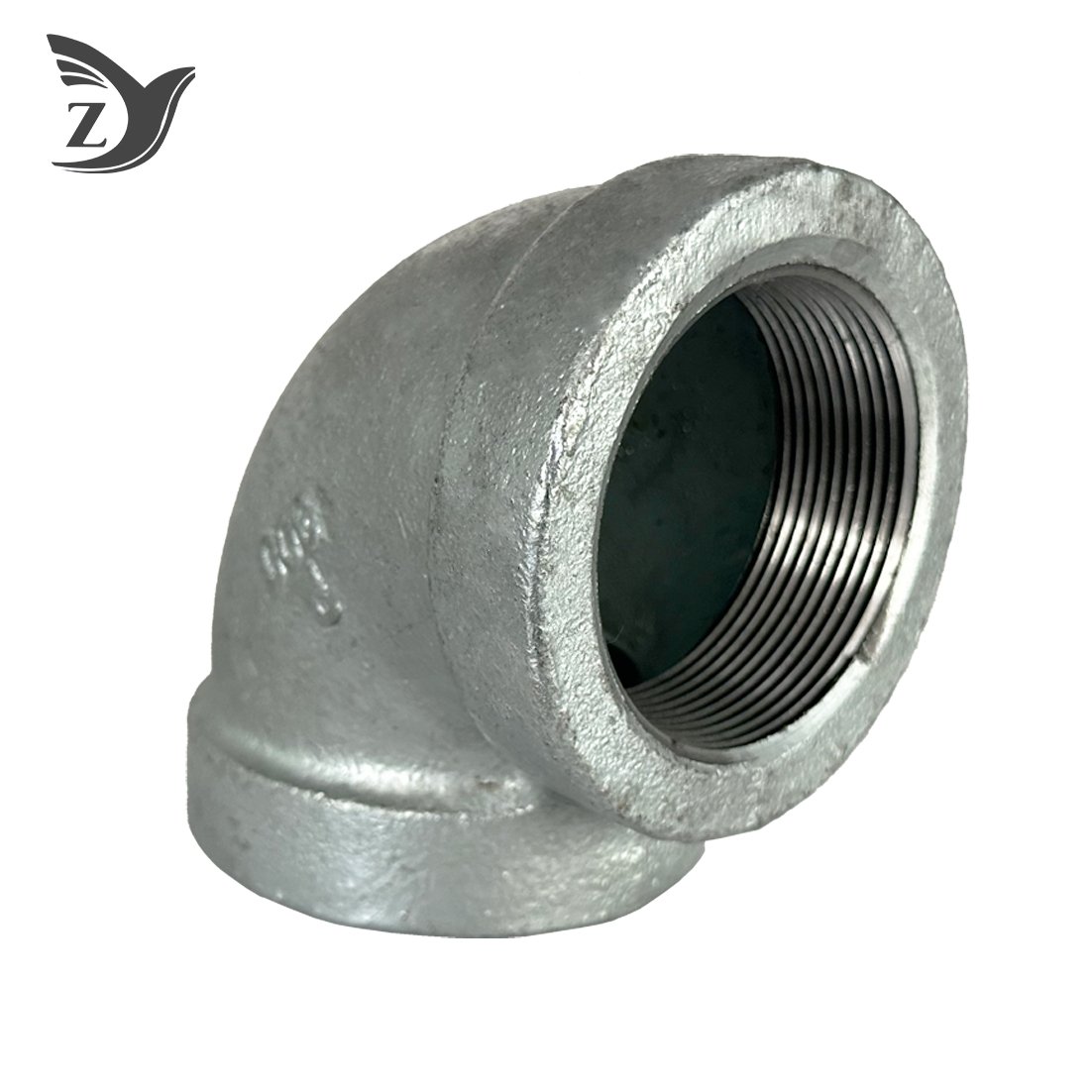 300LB Hot-dip Galvanized Malleable Iron 90° Elbow
