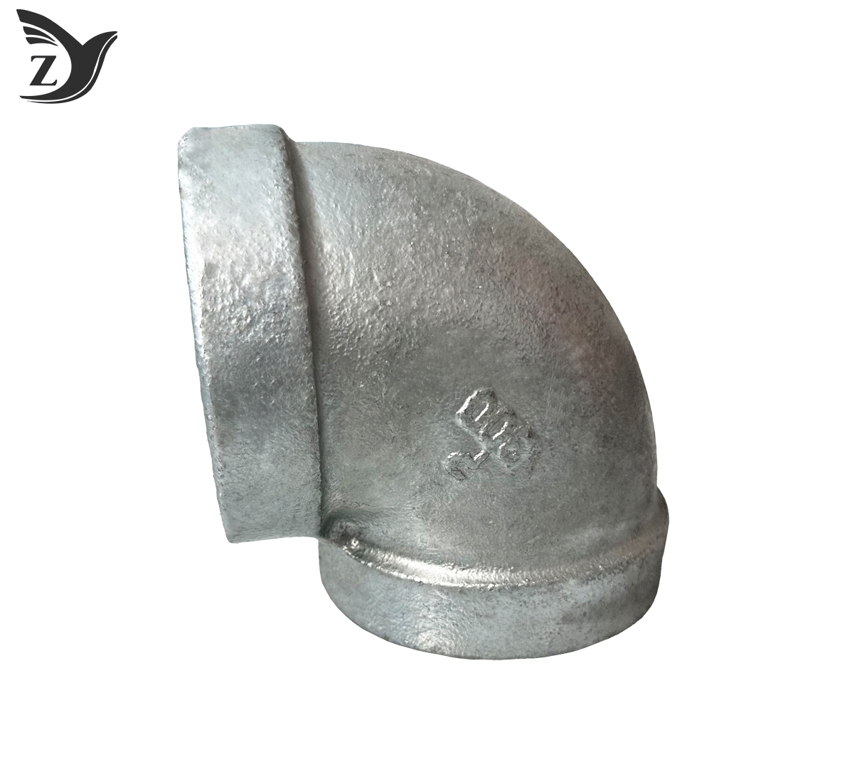300LB Hot-dip Galvanized Malleable Iron 90° Elbow