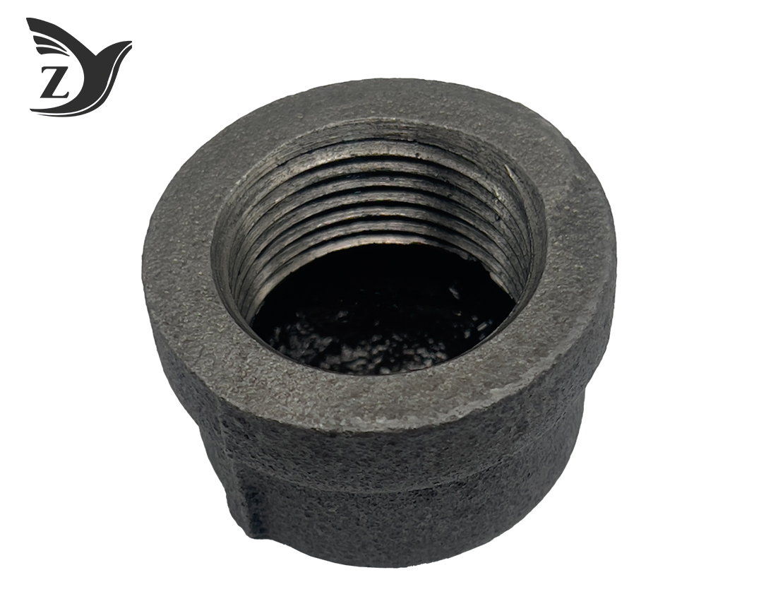 300LB Black Malleable Iron Pipe Cap