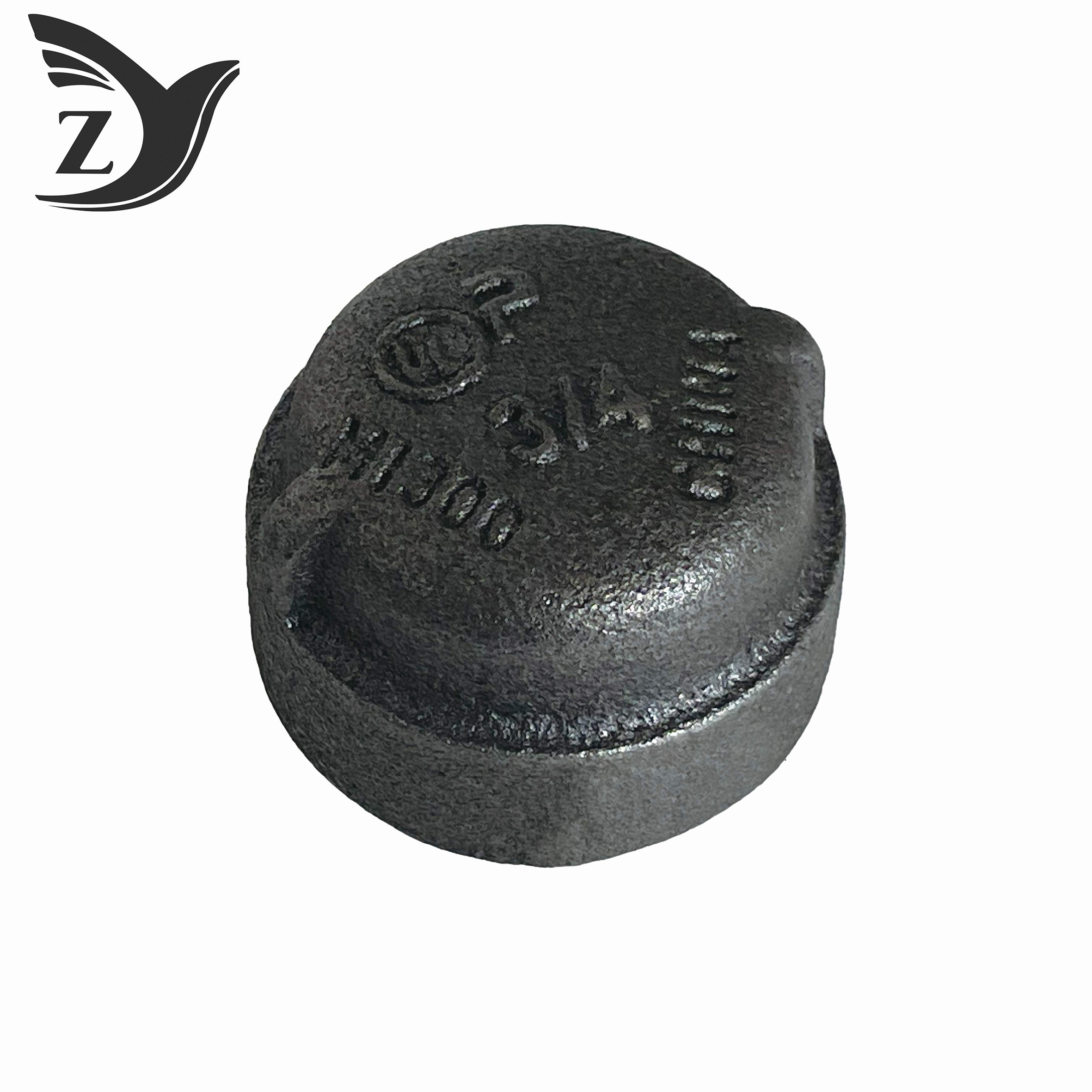 300LB Black Malleable Iron Pipe Cap